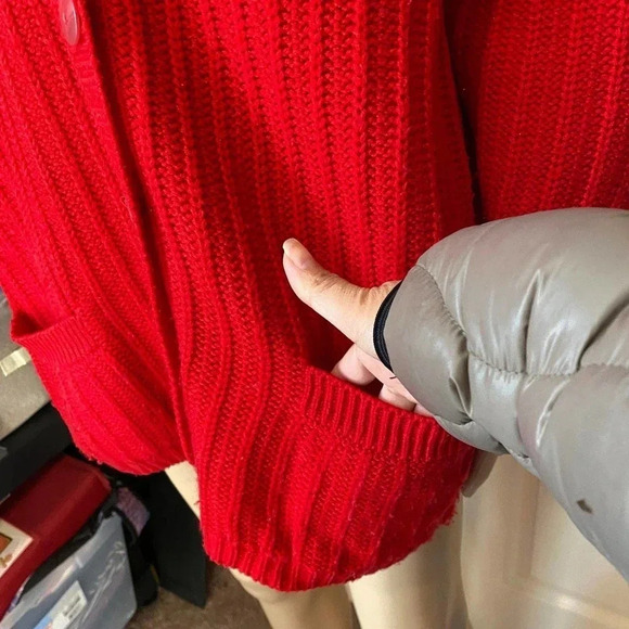 Vintage American Weekend Sweater/Cardigan Women Size M - Picture 5 of 5